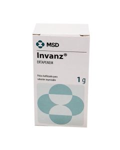 INVANZ 1 GR SOL INY