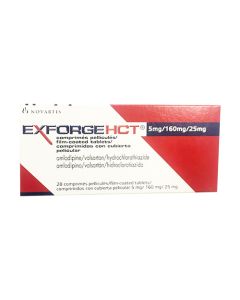 EXFORGE HCT 160MG/25MG/5MGX28 COMPRIMIDOS