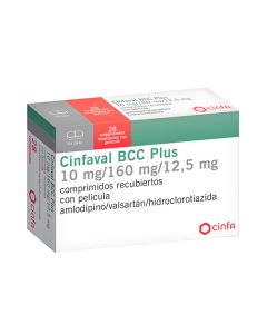 CINFAVAL BCC PLUS 10MG/160MG/12.5MG X 28COMP
